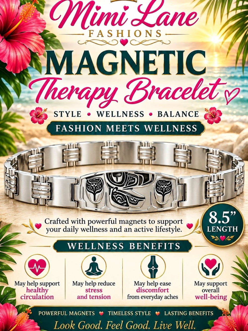 2.  Magnetic Therapy Bracelet